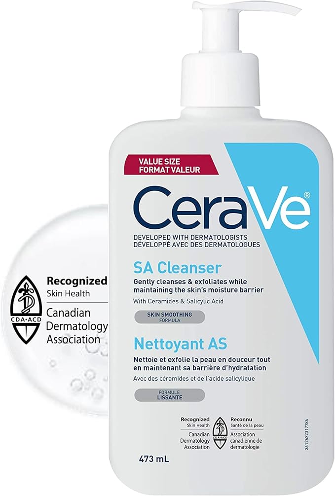 Renewing SA Cleanser | CeraVe® | 237 or 473 mL