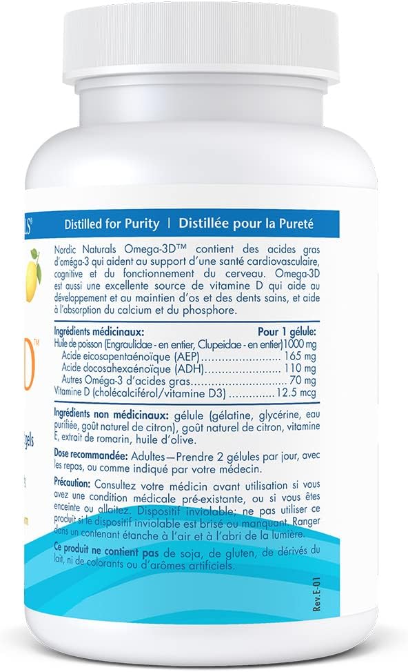 Omega-3D | Nordic Naturals® | 60 Softgels