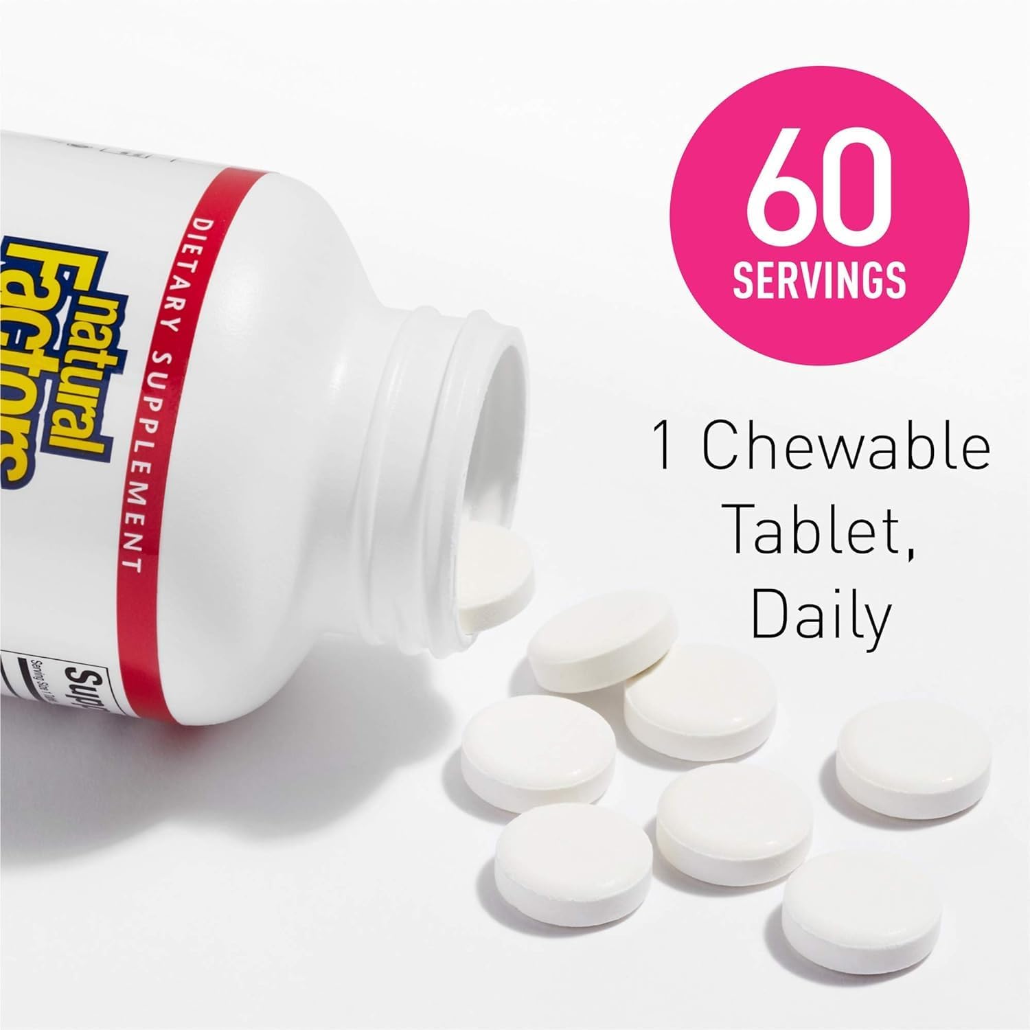 HemoFactors™ | Natural Factors® | 60 Chewable Tablets