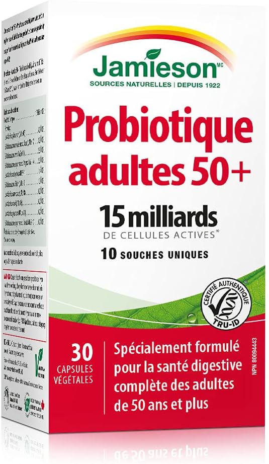 Adult 50+ Probiotic Complex | Jamieson™ | 30 Vegetarian Capsules