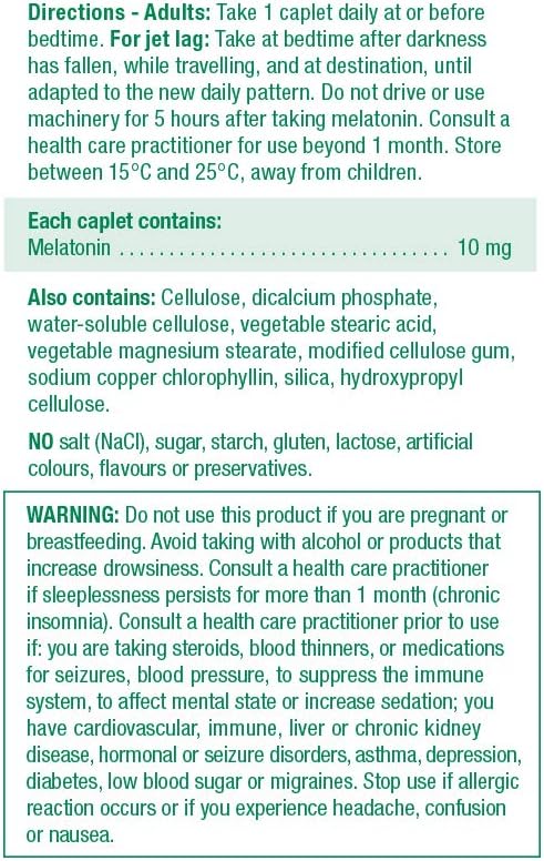 Melatonin (Timed Release) | Jamieson™ | 60 or 100 Caplets