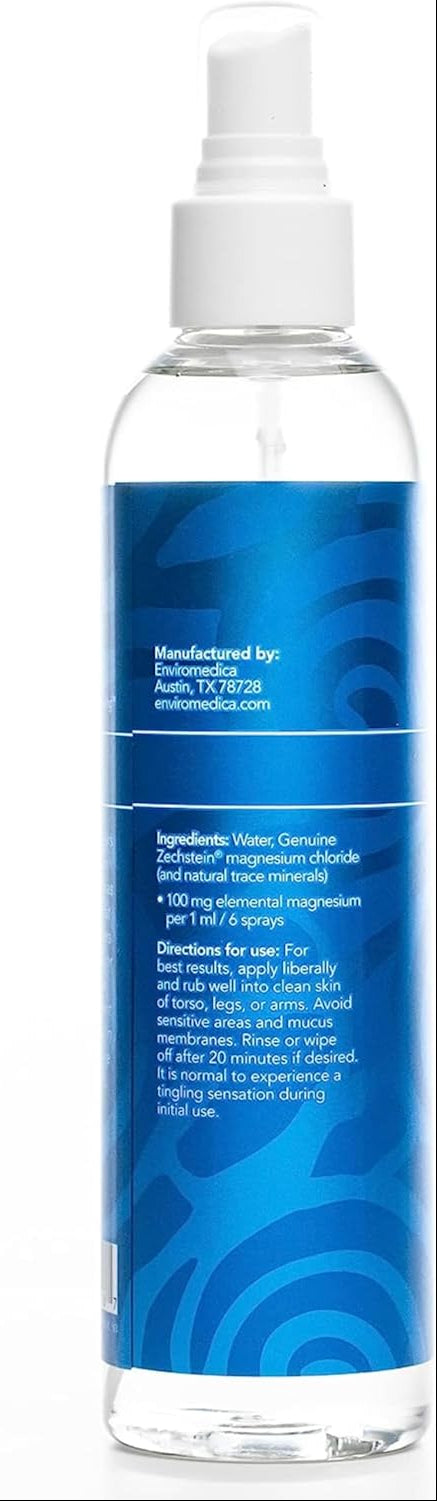 Magnesium Oil Spray by Ancient Minerals® – Topical Magnesium for Muscle & Relaxation Support | Various Sizes