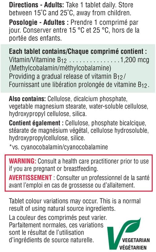 Vitamin B12 (Timed Release) | Jamieson™ | 80 Tablets