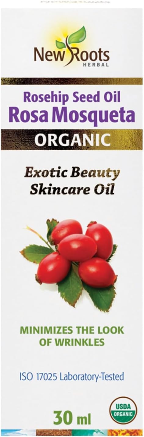 Rosehip Seed Oil Rosa Mosqueta | New Roots | 15 mL or 30 mL
