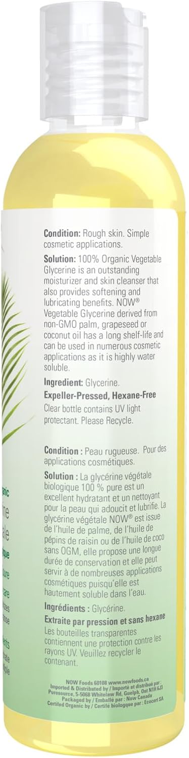 Vegetable Glycerine ECO2 | NOW® | 237 mL