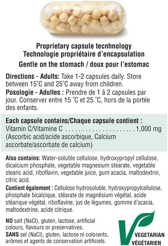 Exxtra-C Vitamin C 1000 mg Timed Release | Jamieson™ | 75 Capsules