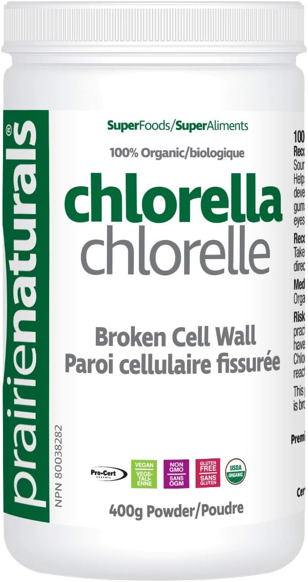 Chlorella Broken Cell WaIl | Prairie Naturals® | Different Format