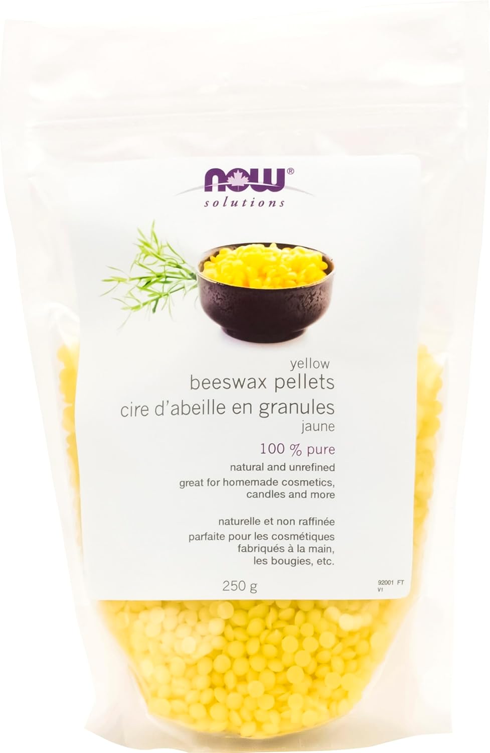 Beeswax Pellets, Natural Yellow | NOW® | 250 g