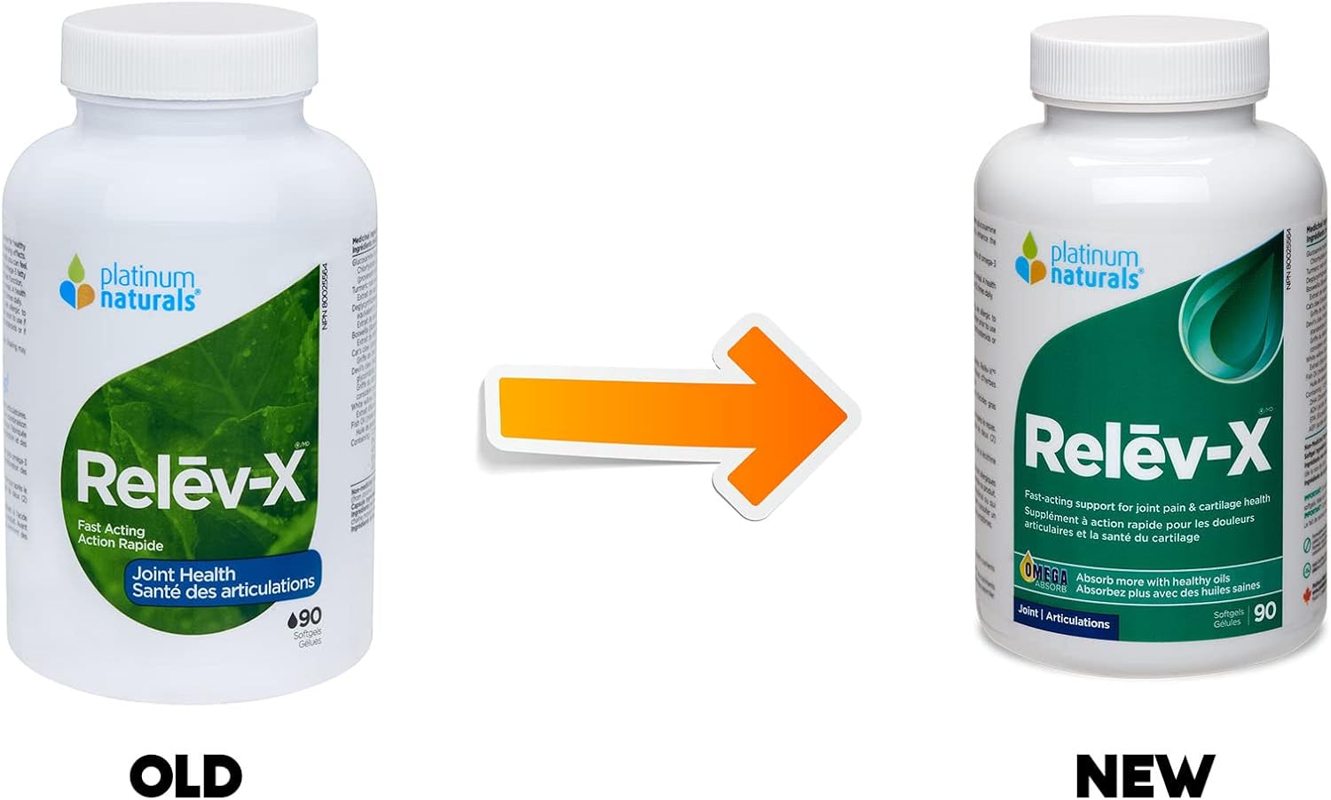 Relēv-X® | Platinum Naturals® | 90 Softgels