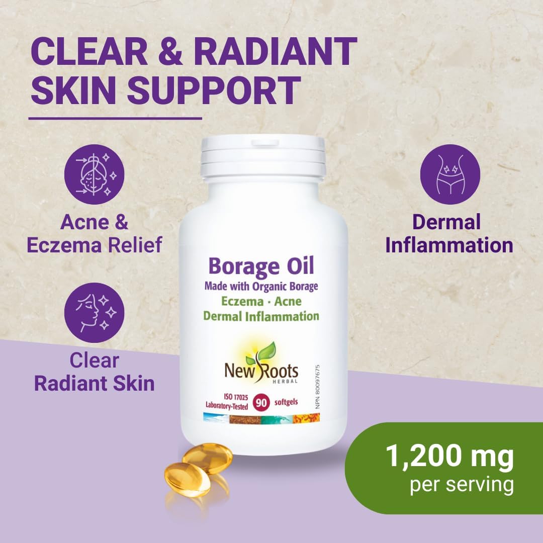 Borage Oil | New Roots HERBAL® | 90 softgels