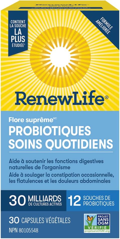 Ultimate Flora Daily Care 30B | Renew Life® | 30 Vegetarian Capsules