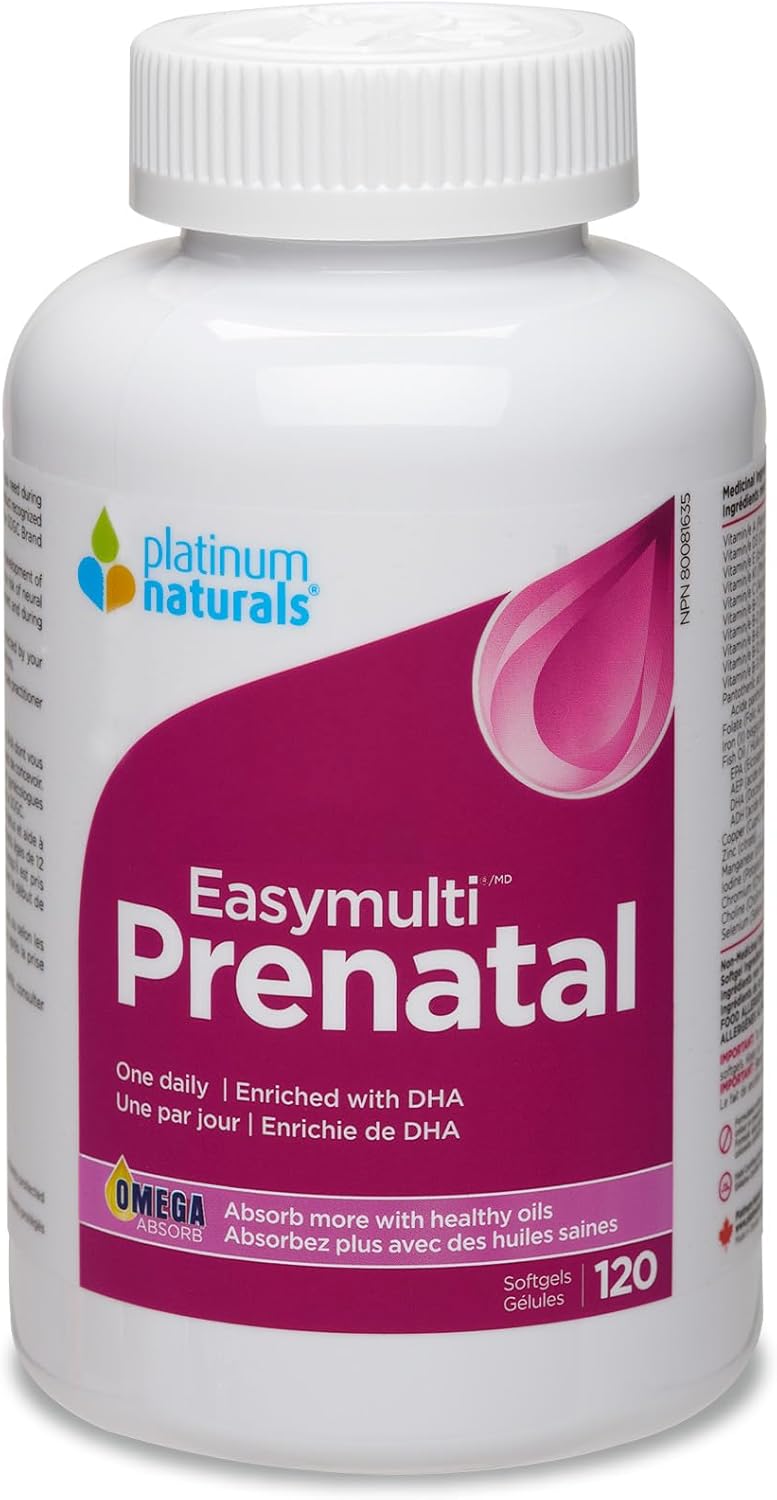 Easymulti® Prenatal | Platinum Naturals® | 60 or 120 Softgels