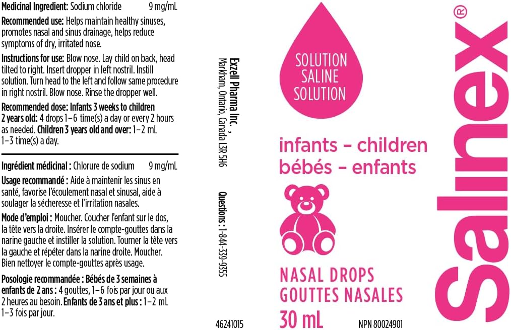 Nasal Spray Infants - Children | Salinex® | 30mL