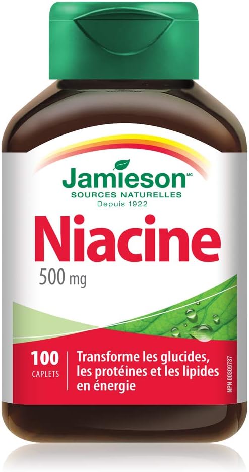 Niacin 500mg | Jamieson™ | 100 Caplets
