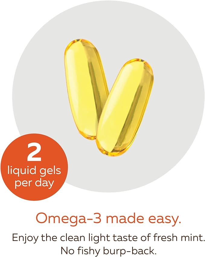 Omega-3 DHA Liquid Gels High DHA | NutraSea® DHA™ | 60 Softgels