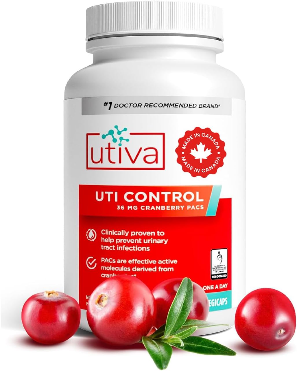 UTI Control | Utiva | 30 Vegi Capsules