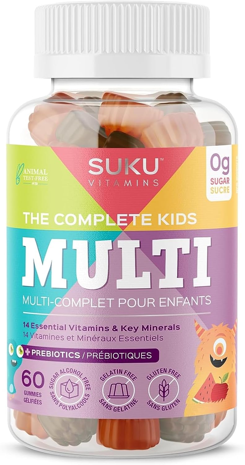 The Complete Kids Multi | Suku™ Vitamins | 60 Gummies