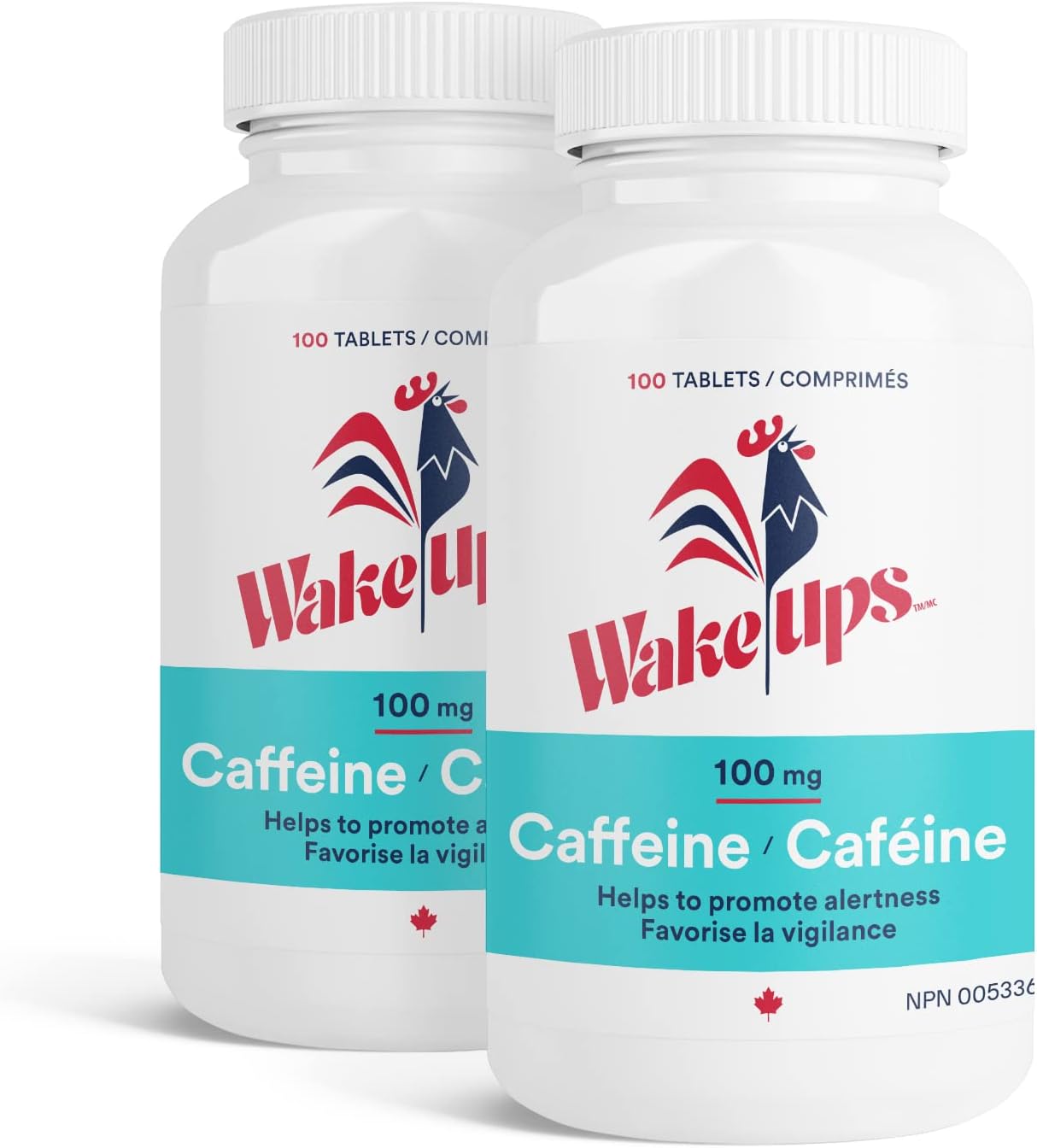 100mg Caffeine | Wake-Ups | 100 Tablets