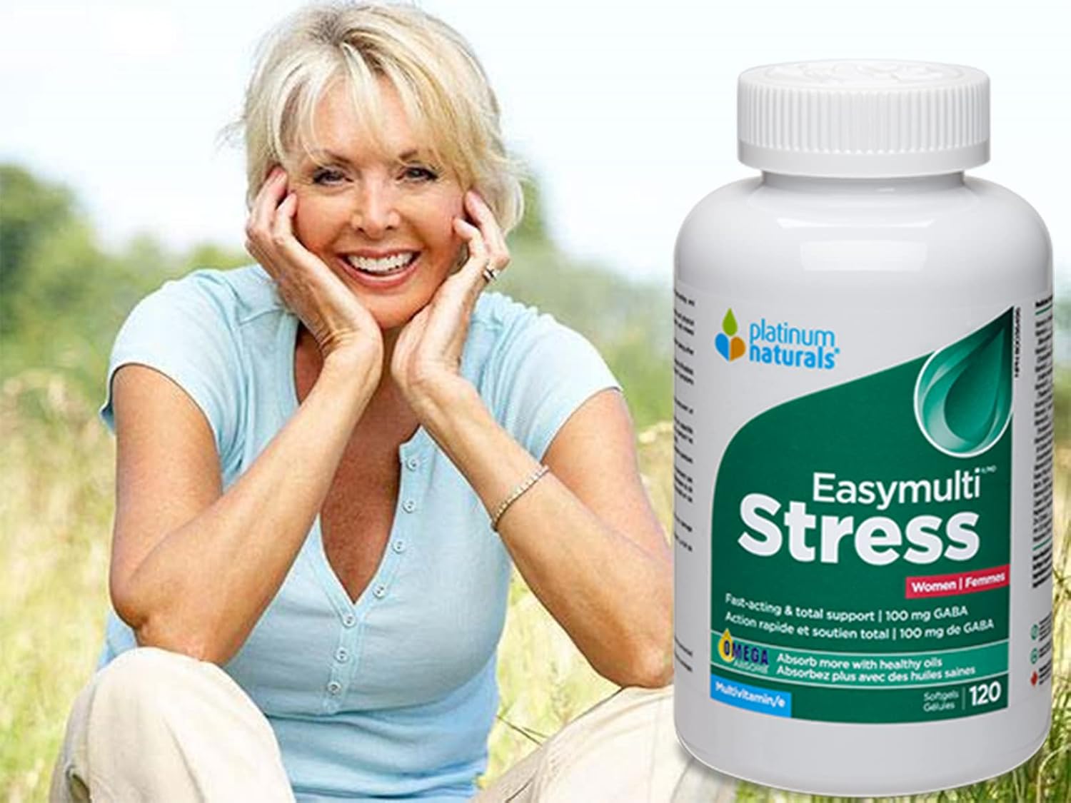 Easymulti® Stress for Women | Platinum Naturals® | 60 or 120 Softgels