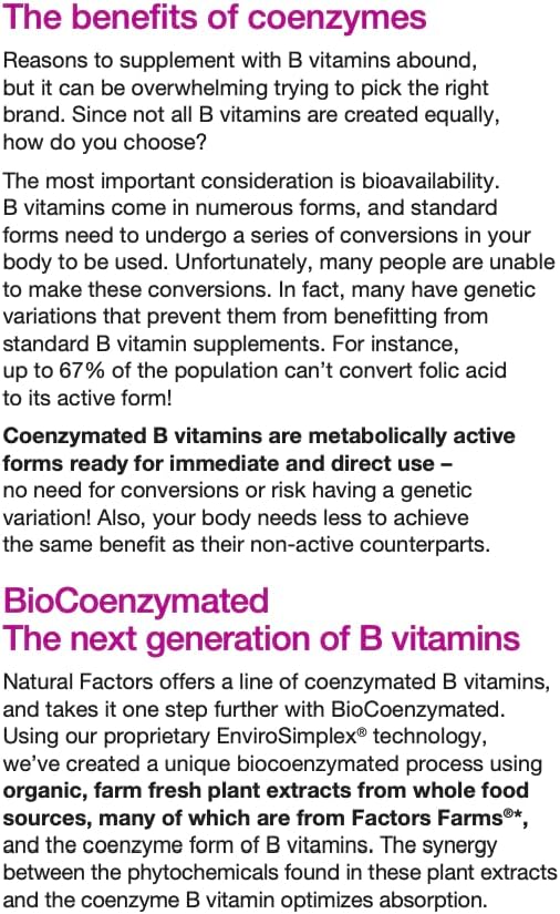 BioCoenzymated Benfotiamine | Natural Factors® | 30 or 60 Vegetarian Capsules