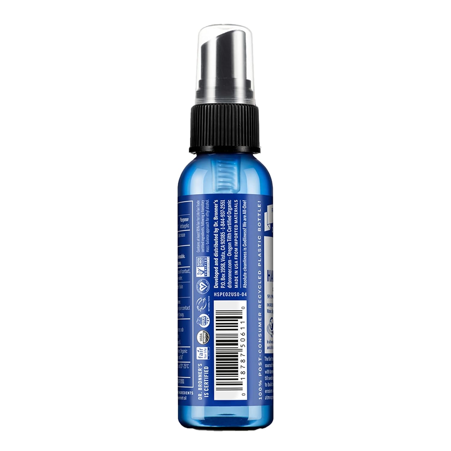 Organic Hand Sanitizer | Dr. Bronner's | 59 mL