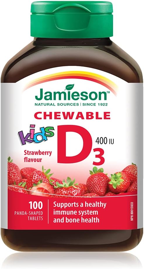 Vitamin D3 for Kids | Jamieson™ | 100 Tablets