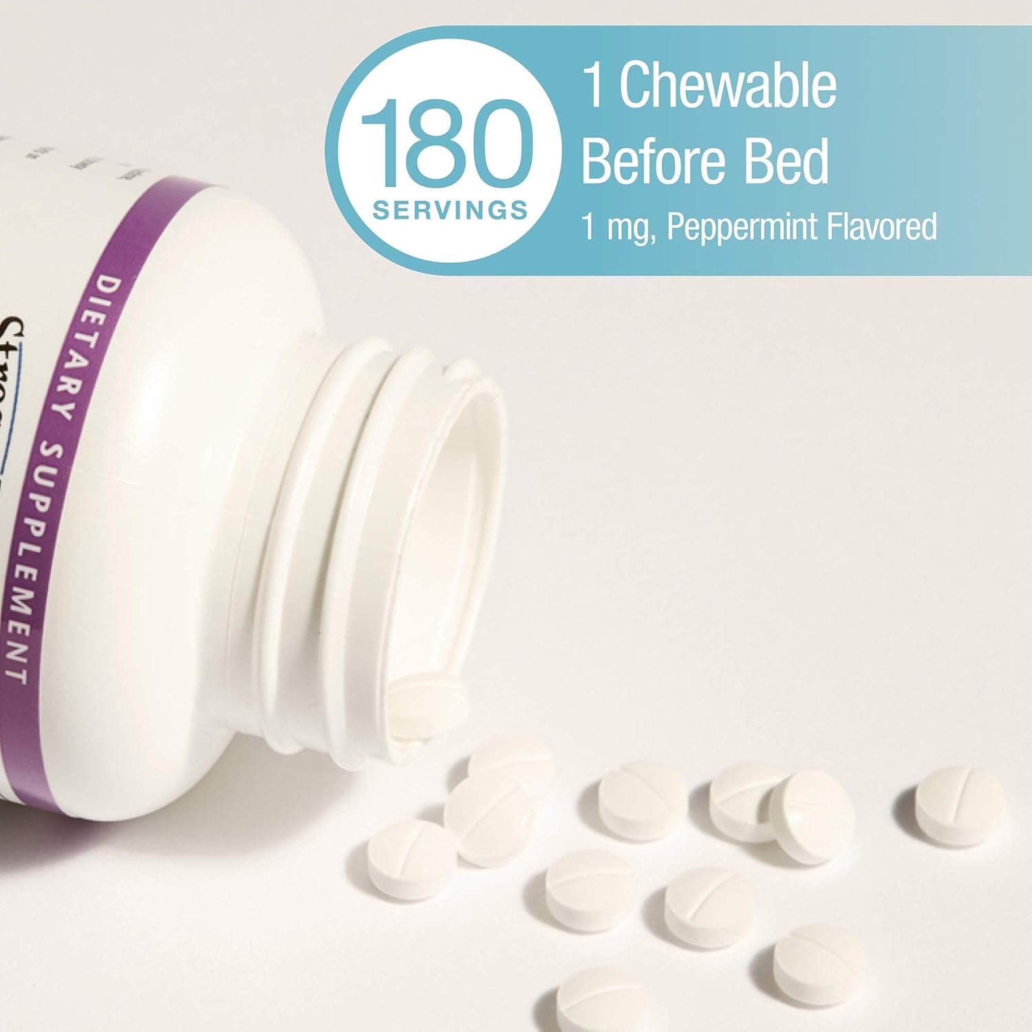 Melatonin | Natural Factors® | 90 or 180 Sublingual Tablets