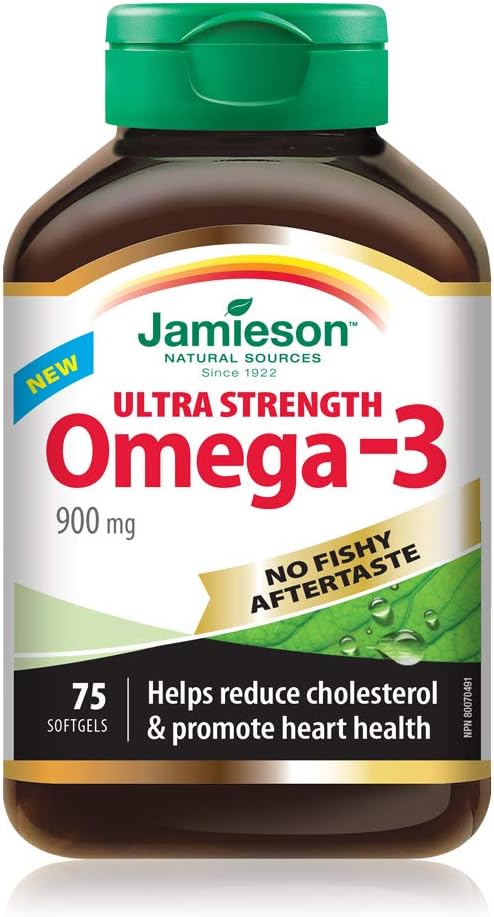 Ultra-Strength Omega-3.| Jamieson™ | 75 Softgels