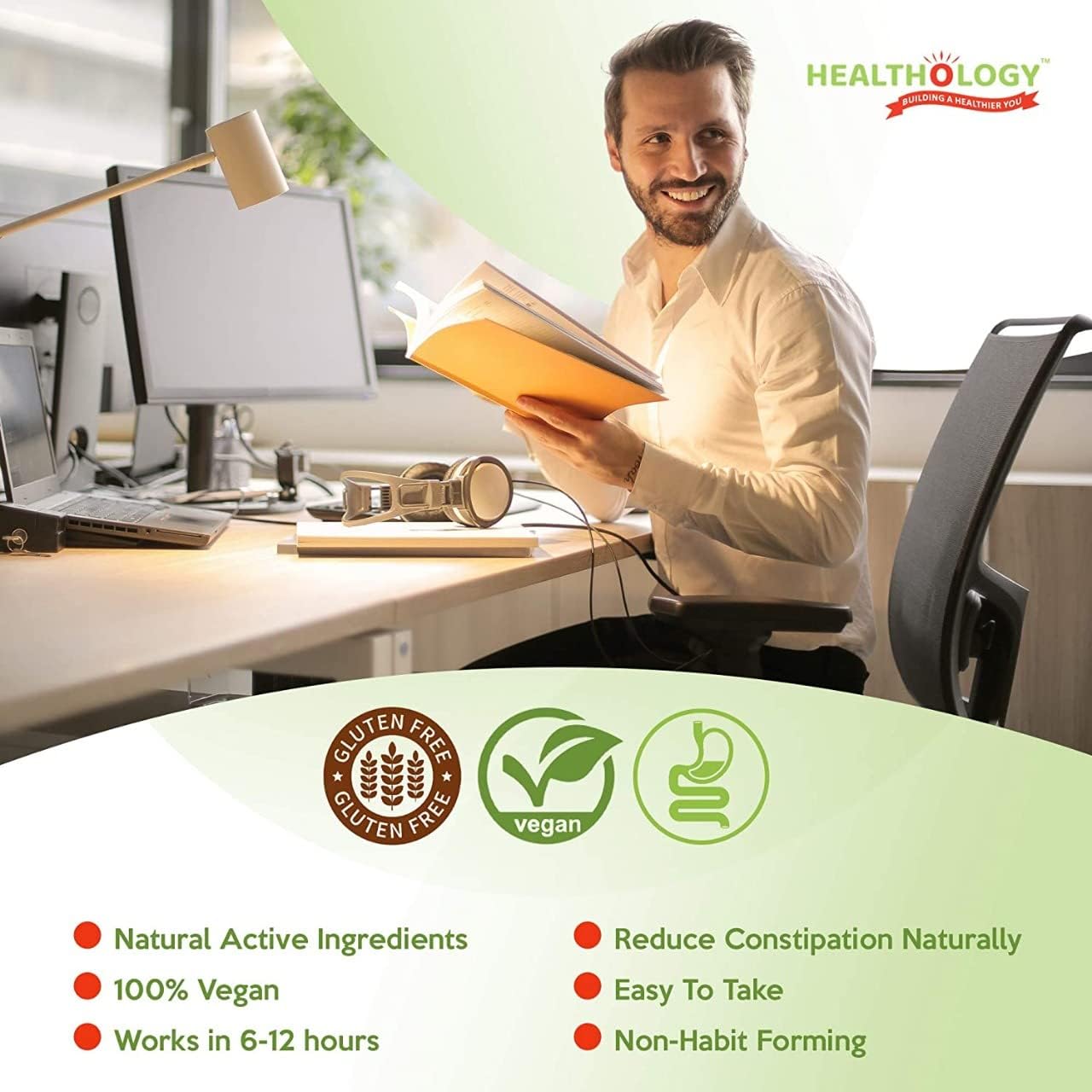 Go-Lax by Healthology™ – Gentle Constipation Relief & Bowel Support | 60 or 120 Vegetable Capsules