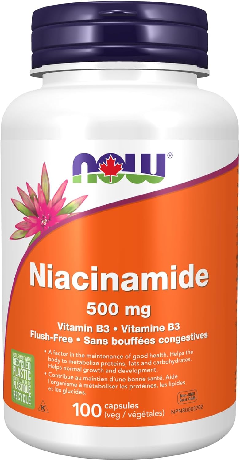 Niacinamide 500 mg | NOW® | 100 Veg Capsules