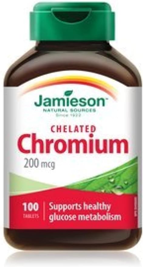 Chelated Chromium | Jamieson™ | 100 Tablets