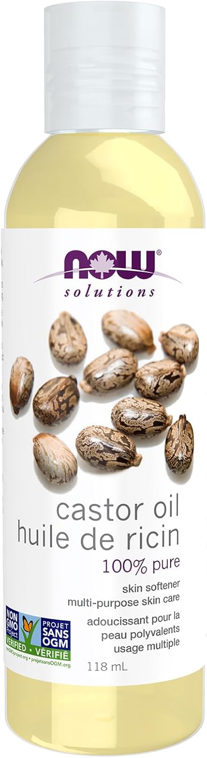 Castor Oil, Expeller Pressed | NOW® | 118 or 473 mL