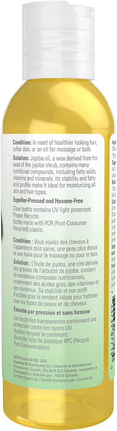 Jojoba Oil | NOW® | 30 OR 118 OR 473 mL