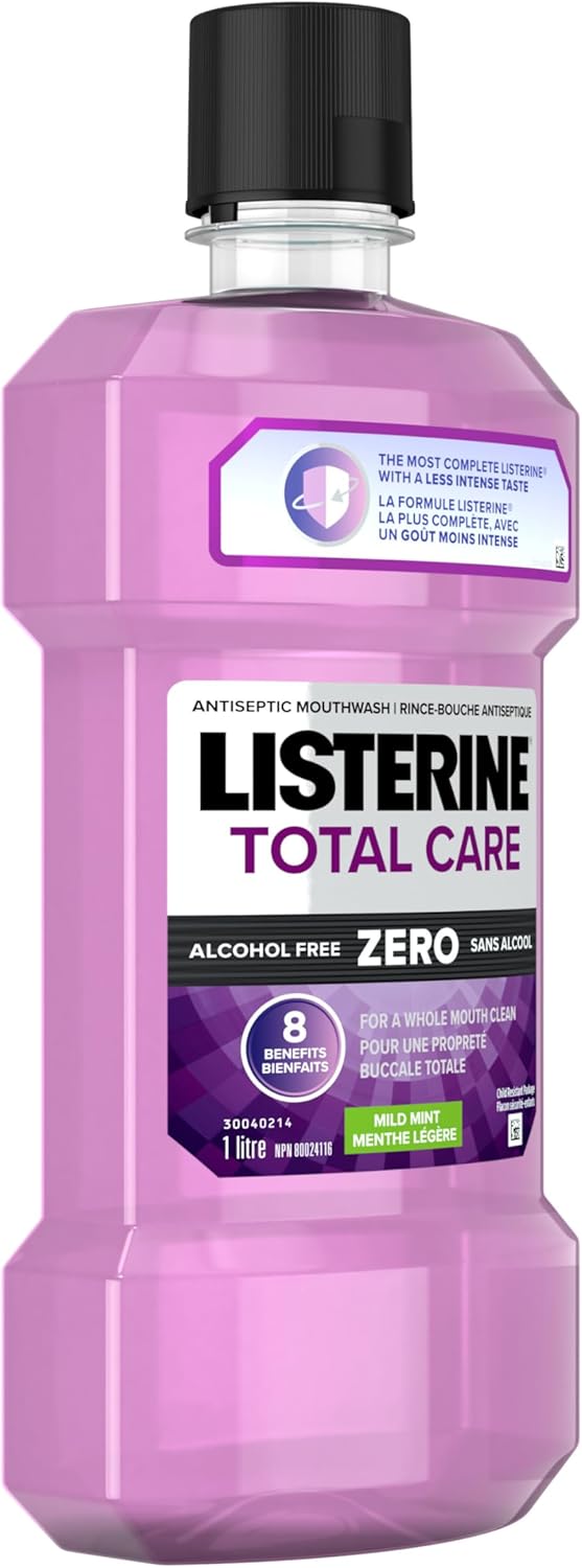 Total Care Zero Mouthwash (Alcohol Free) | Listerine® | 250 mL or 1 Liter