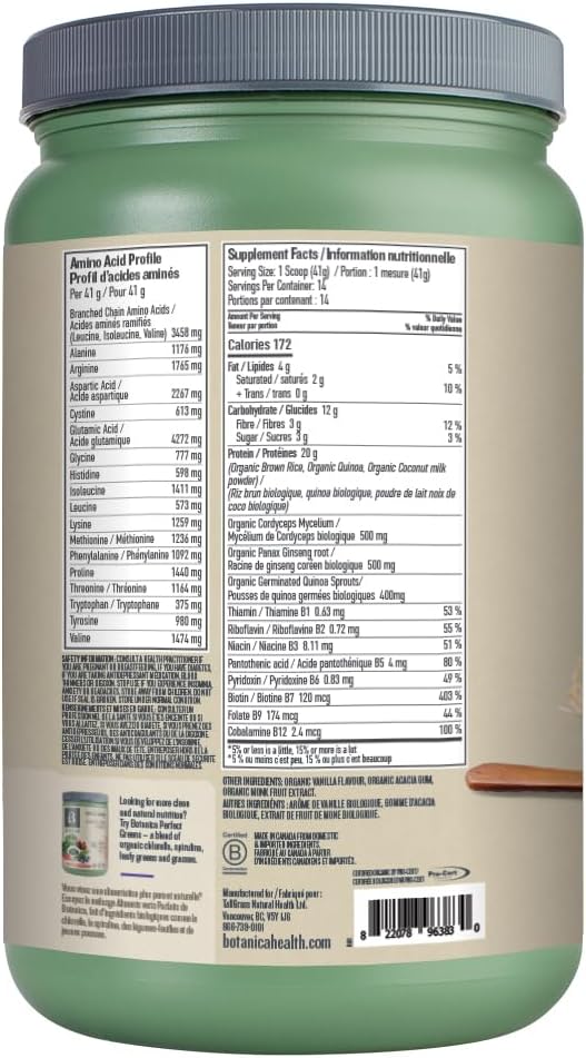 Perfect Protein Elevated - Energy Booster | Botanica | 574 g