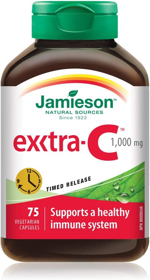 Exxtra-C Vitamin C 1000 mg Timed Release | Jamieson™ | 75 Capsules