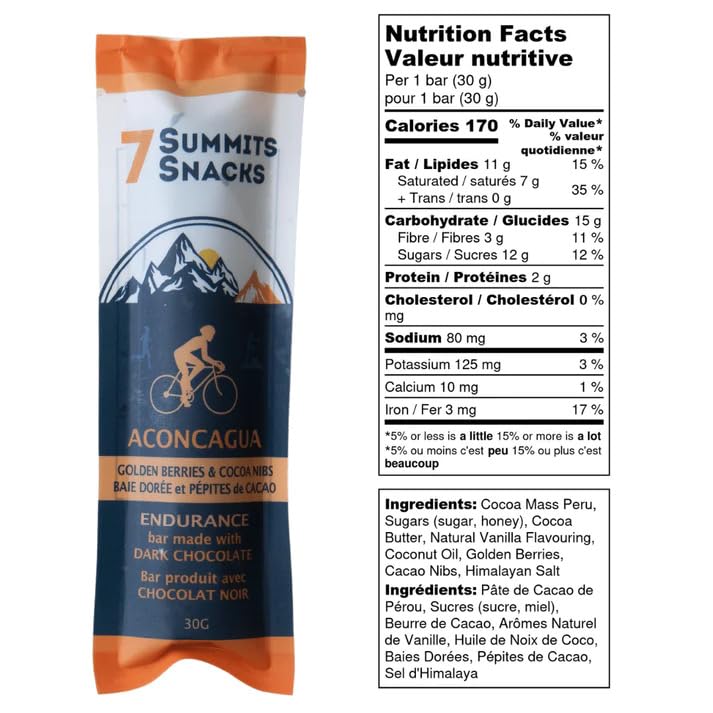 7 Summits Snacks - Aconcagua Endurance Bar (30g)