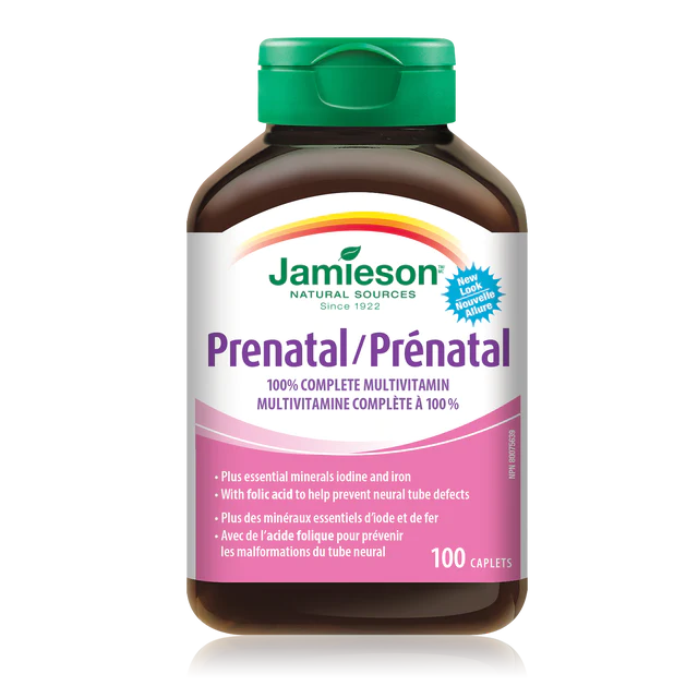 100% Complete Prenatal Multivitamin | Jamieson™ | 100 Caplets