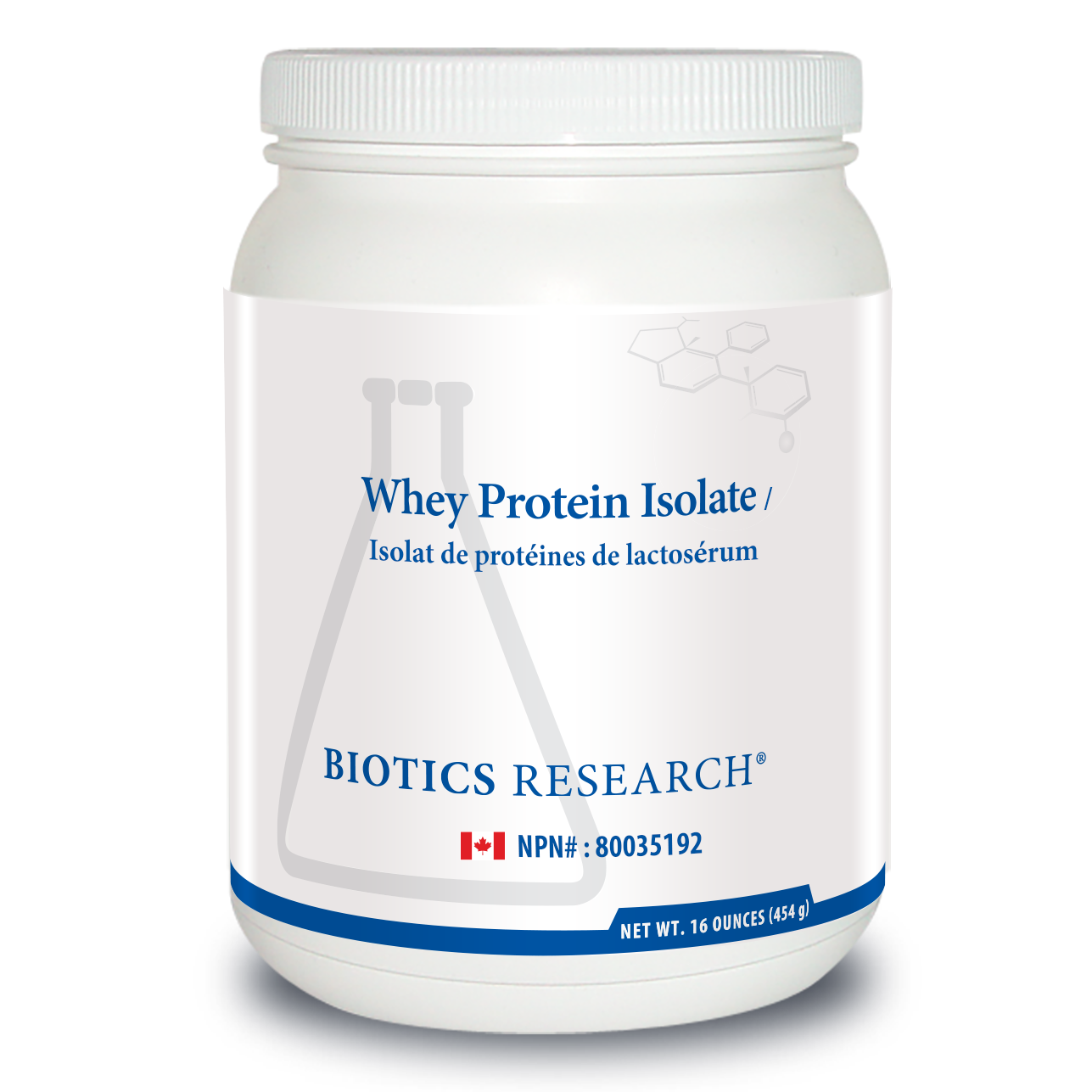 WHEY Protein Isolate | Biotics Research® | 16 oz