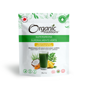 Supergreens with Turmeric and Probiotics | Organic Traditions® | 100g