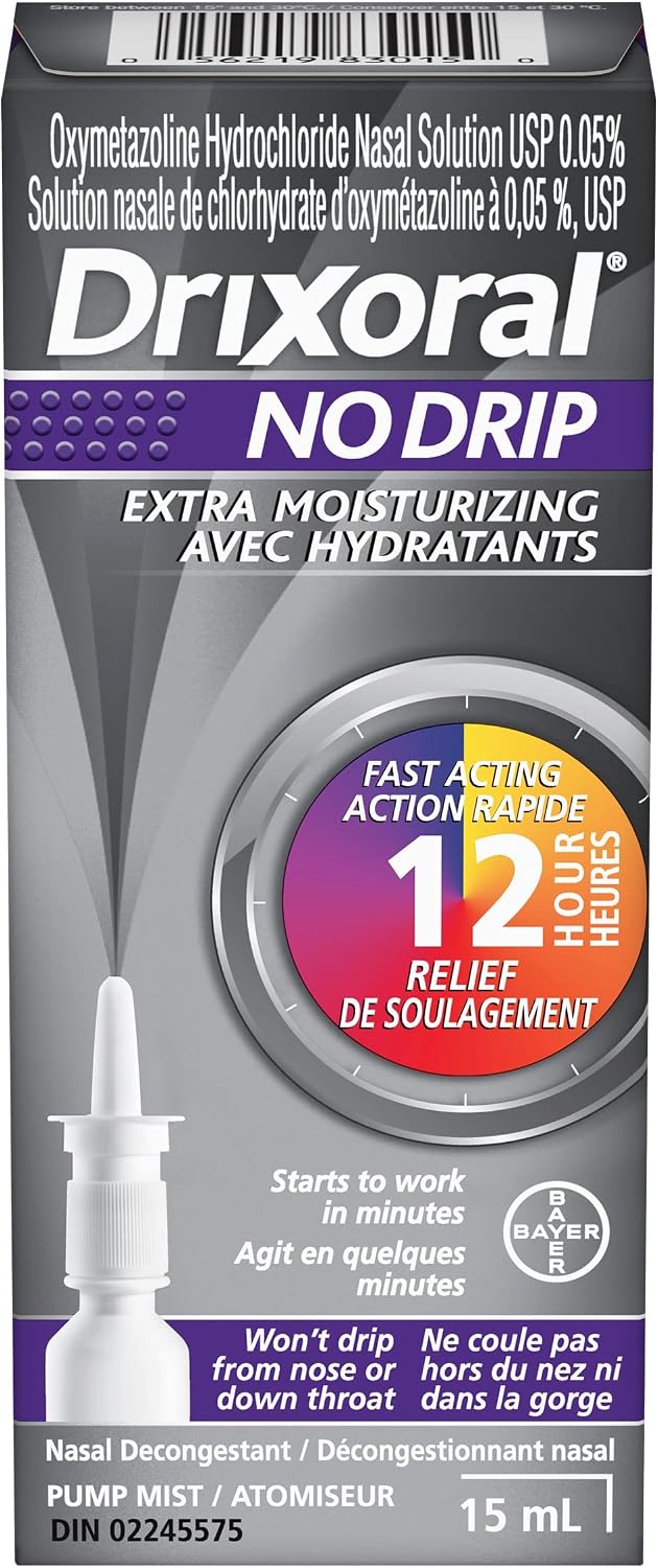 No Drip Extra Moisture Spray | Drixoral | 15 mL