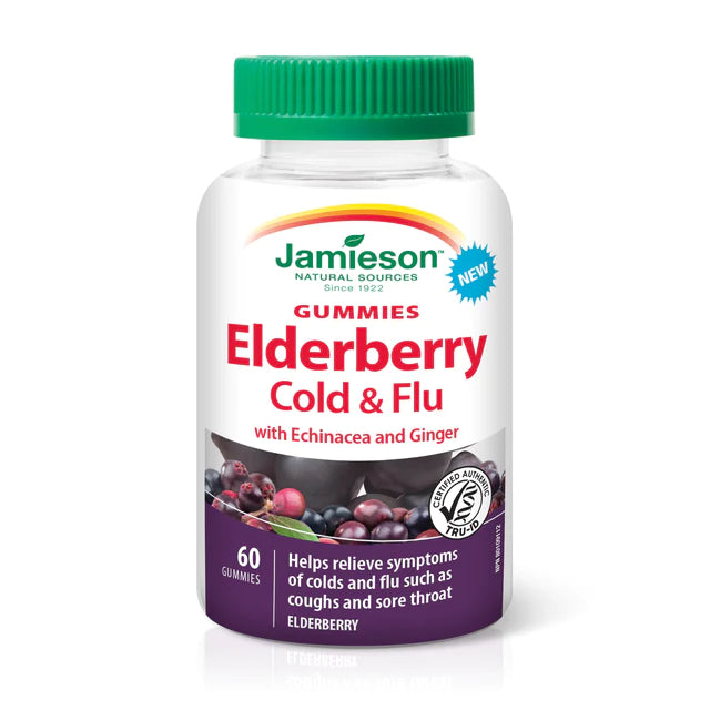 Elderberry Cold & Flu | Jamieson™ | 60 Gummies