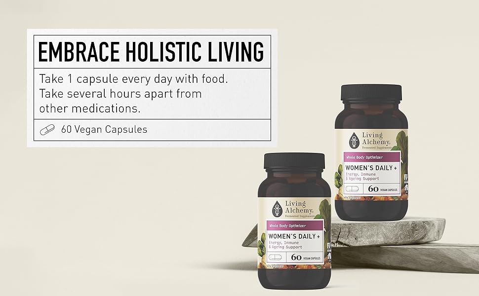 Women’s DAILY + | Living Alchemy | 60 Vegan Capsules