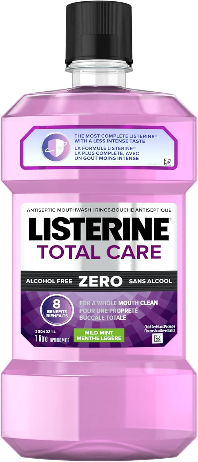 Total Care Zero Mouthwash (Alcohol Free) | Listerine® | 250 mL or 1 Liter