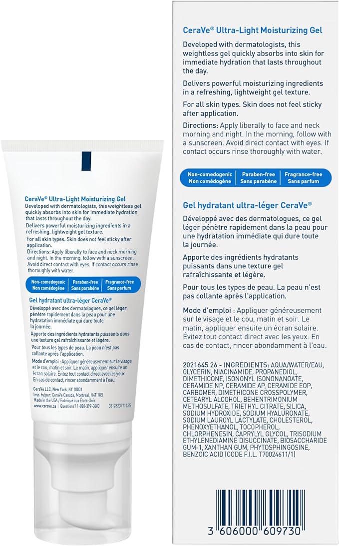 Ultra-Light Moisturizing Gel | Cerave® | 52 mL
