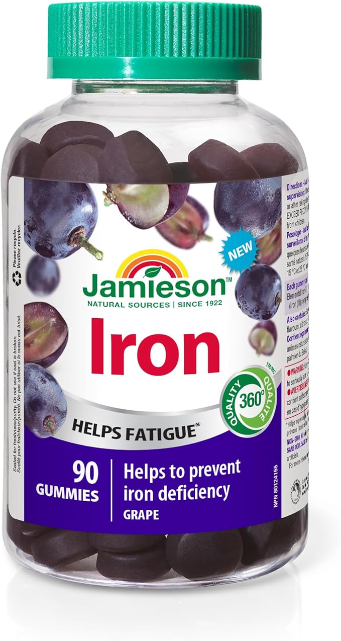 Iron Gummies | Jamieson™ | 90 Gummies