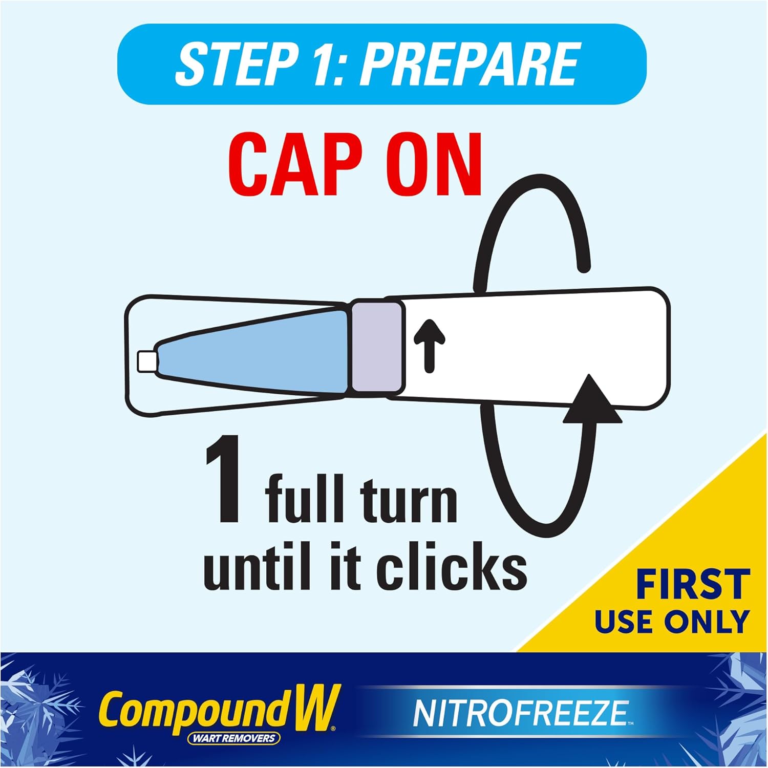 NitroFreeze™ | Compound W® | 1 Pen and 5 Tips