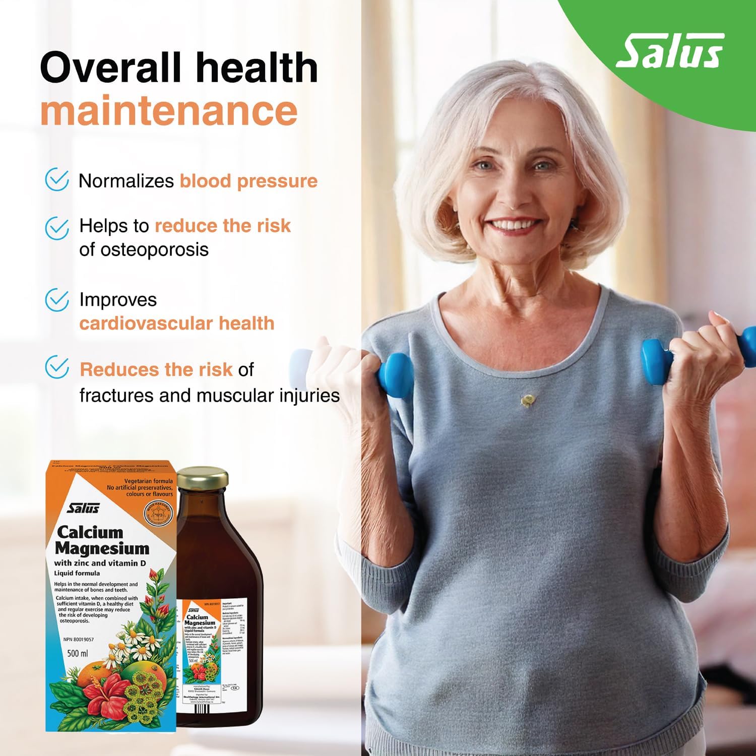 Calcium-Magnesium | Salus | 250 mL or 500 mL