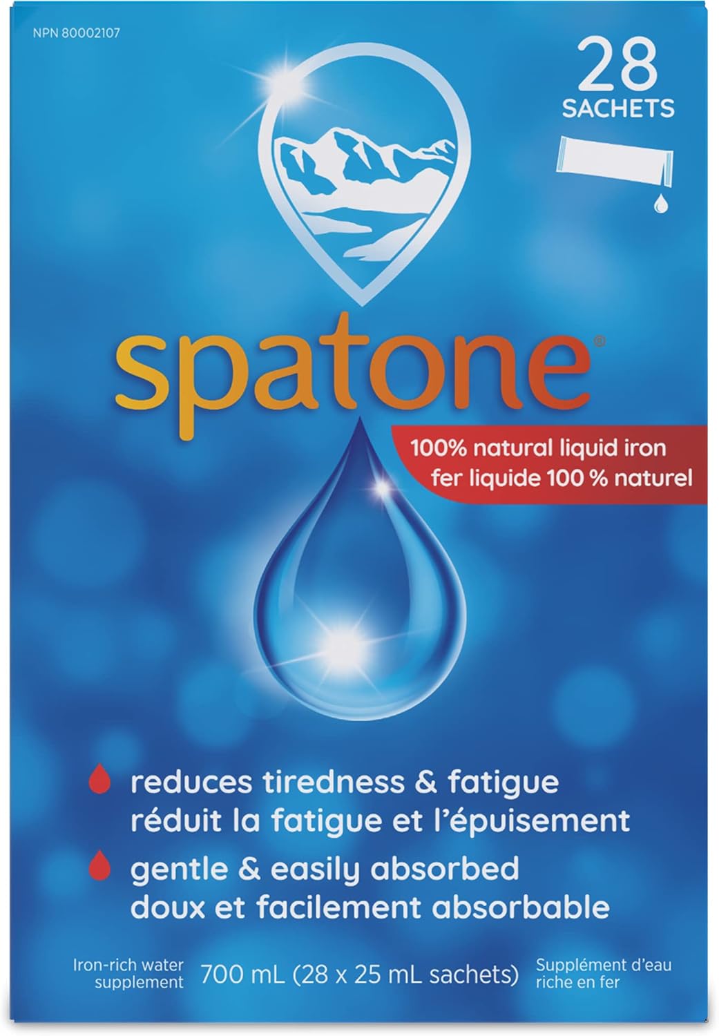 Liquid Iron | Spatone® | Pack of 1 (28 Sachets)