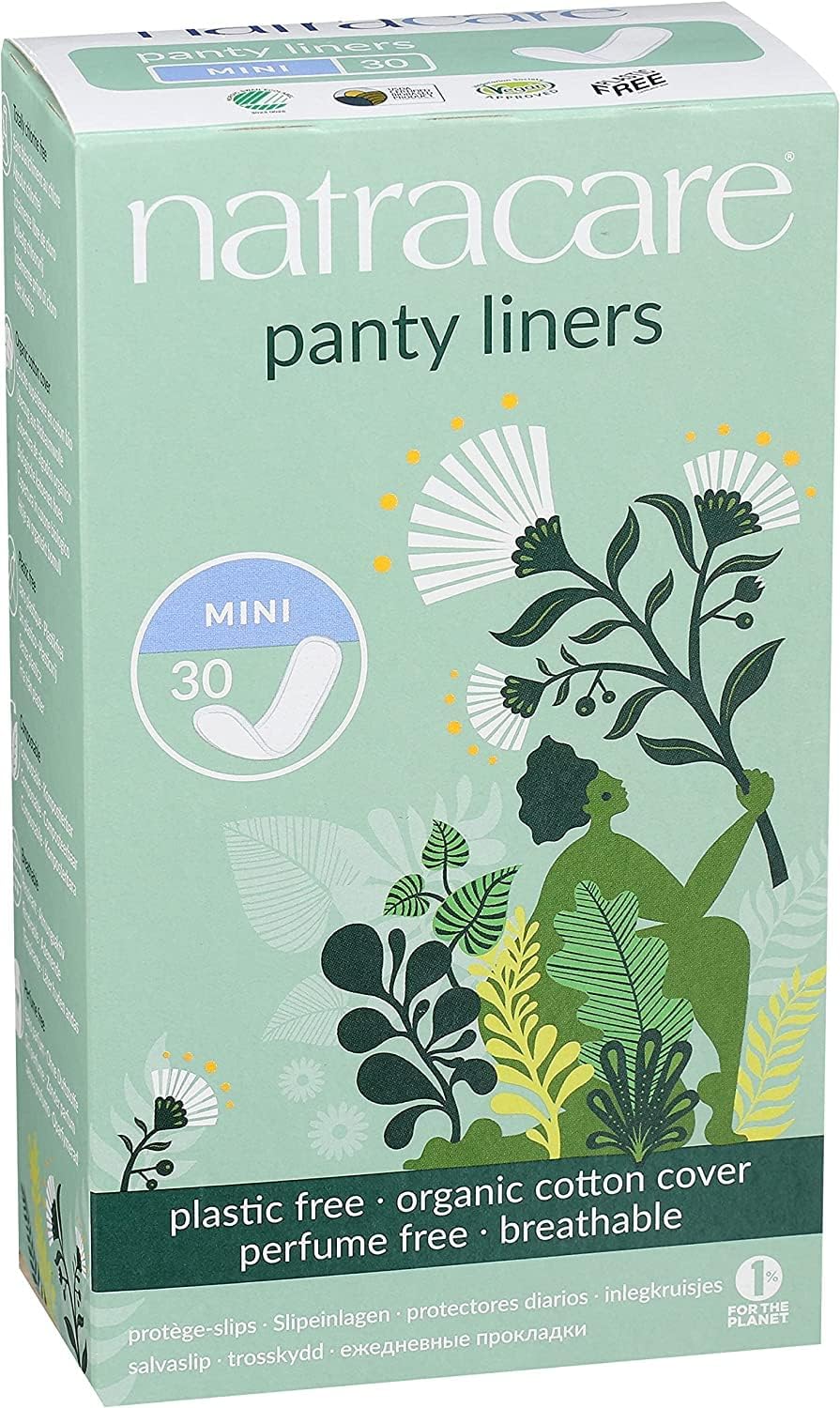 Panty Liners | Natracare® | Mini or Curved/30 Counts